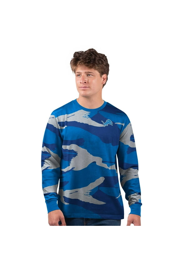 Men's Starter Gray Detroit Lions Thursday Night Gridiron Long Sleeve T-Shirt