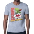 thumbnail image 1 of Men's-Starter  Gray Kansas City Chiefs Distressed Retro State Field T-Shirt, 1 of 2