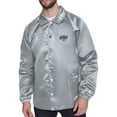 thumbnail image 1 of Men's Starter  Gray Los Angeles Kings Retro Logo Raglan Coaches Full-Snap Jacket, 1 of 2