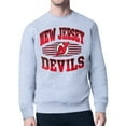 thumbnail image 1 of Men's Starter Gray New Jersey Devils Team Grit Graphic Fleece Pullover Sweatshirt, 1 of 3