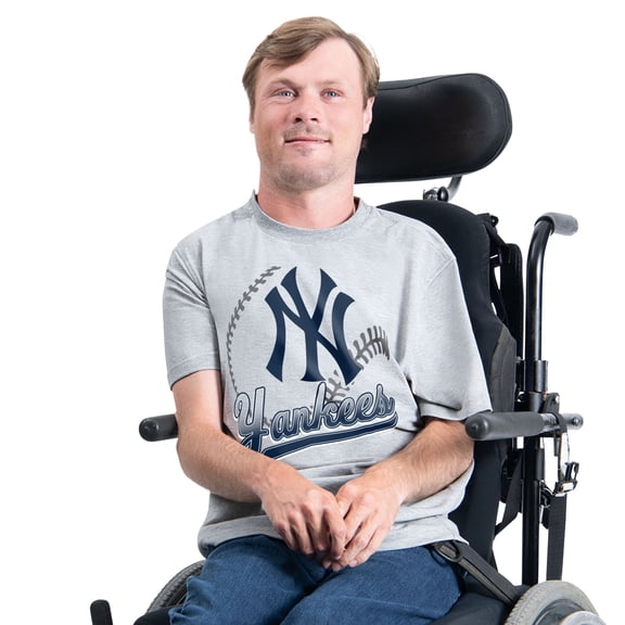 Men's Starter Gray New York Yankees Adaptive Shadow Pitch T-Shirt