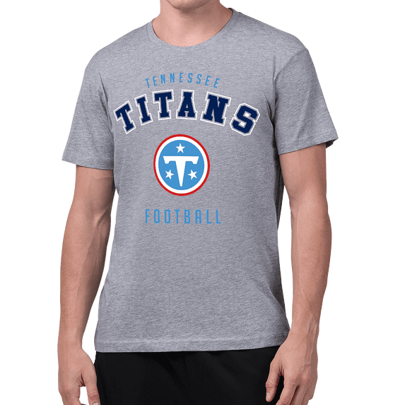 Men's Starter Gray Tennessee Titans Logo Graphic T-Shirt
