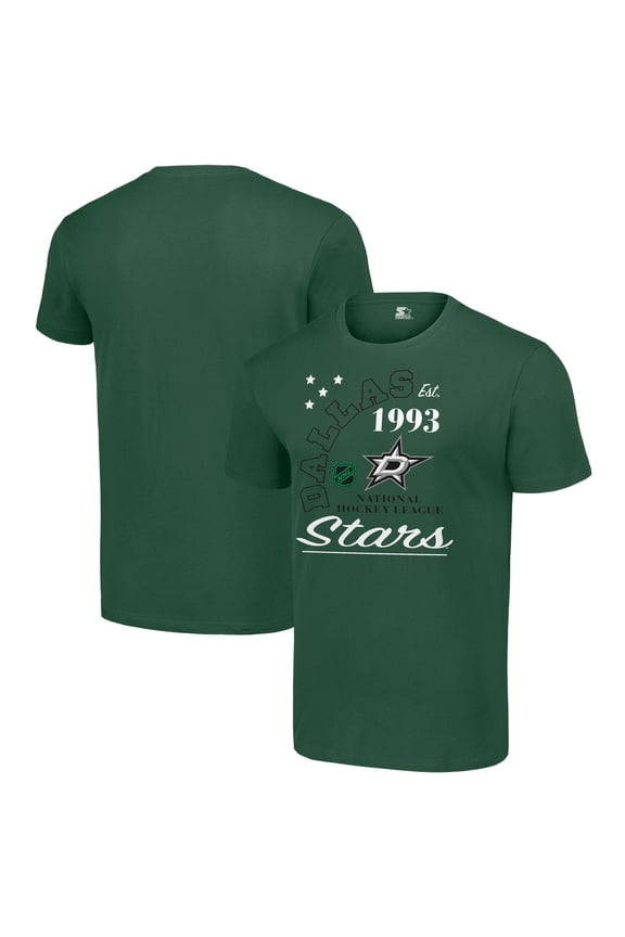 Men's Starter Green Dallas Stars Arch City Team Graphic T-Shirt