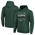 thumbnail image 1 of Men's Starter Green Dallas Stars Four Team Name Logo Fleece Pullover Hoodie, 1 of 3