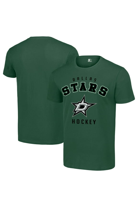 Men's Starter Green Dallas Stars Logo T-Shirt
