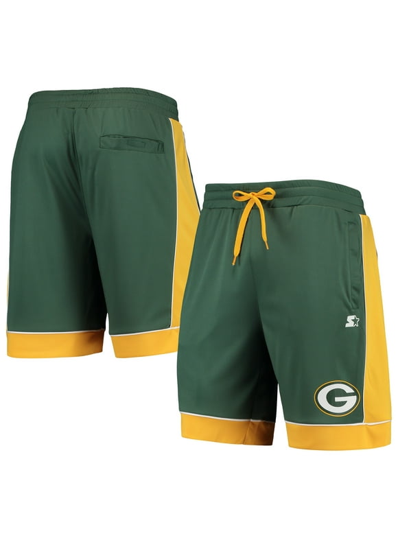 Men's Starter Green/Gold Green Bay Packers Fan Favorite Fashion Shorts