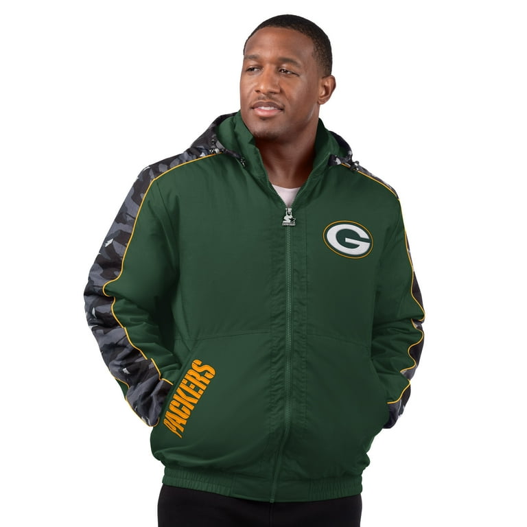 GREEN BAY PACKERS フード付きジャケット Green Bay Packers 2023 Starter PRO PLAYER Hooded Parka Jacket