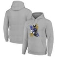 thumbnail image 1 of Men's Starter Heather Gray Baltimore Ravens Player X Fleece Pullover Hoodie, 1 of 3