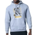thumbnail image 1 of Men's Starter Heather Gray Boston Bruins Player Grid Fleece Pullover Hoodie, 1 of 3
