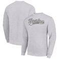 thumbnail image 1 of Men's Starter  Heather Gray Boston Bruins Tailsweep City Pullover Sweatshirt, 1 of 3