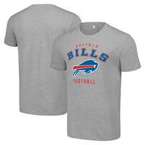 Men's Starter Heather Gray Buffalo Bills Logo T-Shirt
