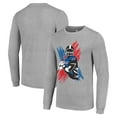 thumbnail image 1 of Men's Starter Heather Gray Buffalo Bills Player X Logo Graphic Long Sleeve T-Shirt, 1 of 3