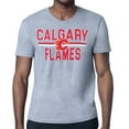 thumbnail image 1 of Men's Starter Heather Gray Calgary Flames Mesh Look Team Name T-Shirt, 1 of 2