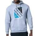 thumbnail image 1 of Men's Starter Heather Gray Carolina Panthers Shield Logo Pullover Hoodie, 1 of 3