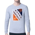 thumbnail image 1 of Men's Starter Heather Gray Chicago Bears Shield Logo Long Sleeve T-Shirt, 1 of 3