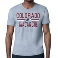 thumbnail image 1 of Men's Starter Heather Gray Colorado Avalanche Mesh Look Team Name T-Shirt, 1 of 2
