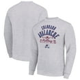 thumbnail image 1 of Men's Starter Heather Gray Colorado Avalanche Stick And Puck Logo Fleece Pullover Sweatshirt, 1 of 3