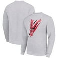 thumbnail image 1 of Men's Starter Heather Gray Detroit Red Wings  Color Scratch Pullover Sweatshirt, 1 of 3