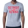 thumbnail image 1 of Men's Starter Heather Gray Detroit Red Wings Mesh Look Team Name T-Shirt, 1 of 2