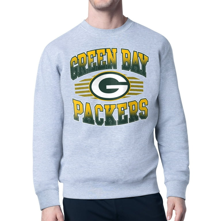 Men's Starter Heather Gray Green Bay Packers Team Grit Graphic