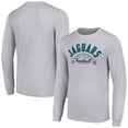 thumbnail image 1 of Men's Starter  Heather Gray Jacksonville Jaguars Half Ball Team Long Sleeve T-Shirt, 1 of 3