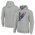 thumbnail image 1 of Men's Starter  Heather Gray Montreal Canadiens Color Scratch Fleece Pullover Hoodie, 1 of 3