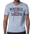 thumbnail image 1 of Men's Starter Heather Gray Montreal Canadiens Mesh Look Team Name T-Shirt, 1 of 2