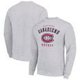 thumbnail image 1 of Men's Starter  Heather Gray Montreal Canadiens Team Logo Fleece Pullover Sweatshirt, 1 of 3