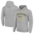 thumbnail image 1 of Men's Starter Heather Gray Nashville Predators  Logo Pullover Hoodie, 1 of 3