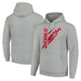 thumbnail image 1 of Men's Starter  Heather Gray New Jersey Devils Color Scratch Fleece Pullover Hoodie, 1 of 3