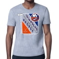 thumbnail image 1 of Men's Starter Heather Gray New York Islanders Shield Graphic T-Shirt, 1 of 3