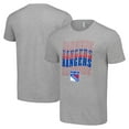 thumbnail image 1 of Men's Starter Heather Gray New York Rangers Four Team Name Logo T-Shirt, 1 of 3