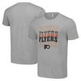 thumbnail image 1 of Men's Starter Heather Gray Philadelphia Flyers Four Team Name Logo T-Shirt, 1 of 3