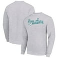 thumbnail image 1 of Men's Starter  Heather Gray San Jose Sharks Tailsweep City Pullover Sweatshirt, 1 of 3