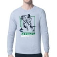 thumbnail image 1 of Men's Starter Heather Gray Vancouver Canucks Player Grid Long Sleeve T-Shirt, 1 of 3