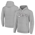 thumbnail image 1 of Men's Starter Heather Gray Vegas Golden Knights Tailsweep Fleece Tri-Blend Pullover Hoodie, 1 of 3