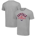 thumbnail image 1 of Men's Starter  Heather Gray Washington Capitals Half Puck T-Shirt, 1 of 3