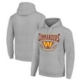 thumbnail image 1 of Men's Starter Heather Gray Washington Commanders -80s Inspired Pullover Hoodie, 1 of 3