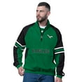 thumbnail image 1 of Men's Starter Kelly Green Philadelphia Eagles Vintage Logo Prospect Half-Zip Pullover, 1 of 3