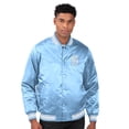 thumbnail image 1 of Men's Starter Light Blue Detroit Tigers Locker Room Satin Full-Snap Varsity Jacket, 1 of 2