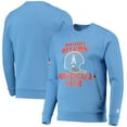 thumbnail image 1 of Men's Starter Light Blue Houston Oilers Locker Room Throwback End Zone Pullover Sweatshirt, 1 of 4
