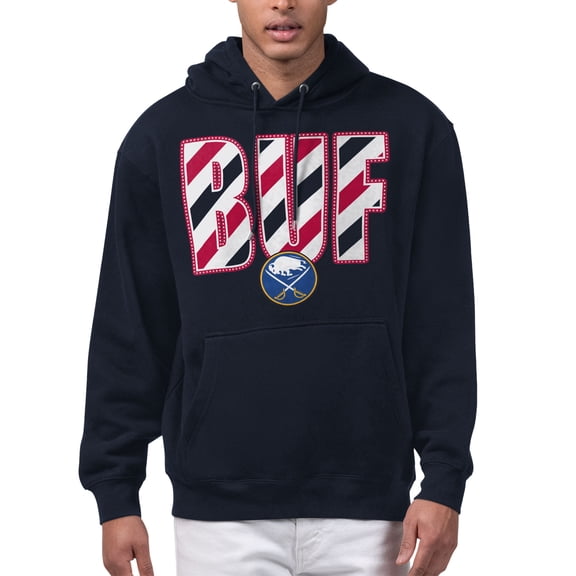 Men's Starter Navy Buffalo Sabres Americana Hoodie