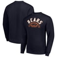 thumbnail image 1 of Men's Starter Navy Chicago Bears Half Ball Team Graphic Tri-Blend Fleece Pullover Sweatshirt, 1 of 3