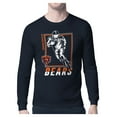 thumbnail image 1 of Men's Starter Navy Chicago Bears Player Grid Graphic Long Sleeve T-Shirt, 1 of 3
