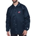 thumbnail image 1 of Men's Starter  Navy Columbus Blue Jackets Retro Logo Raglan Coaches Full-Snap Jacket, 1 of 2