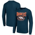 thumbnail image 1 of Men's Starter Navy Denver Broncos '80s Inspired Team Logo Long Sleeve T-Shirt, 1 of 3