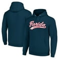 thumbnail image 1 of Men's Starter Navy Florida Panthers Tailsweep Fleece Tri-Blend Pullover Hoodie, 1 of 3