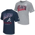 thumbnail image 1 of Men's Starter  Navy/Heather Gray Atlanta Braves Two-Pack T-Shirt Set, 1 of 5
