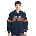 thumbnail image 1 of Men's-Starter  Navy Houston Astros Scout Full-Snap Varsity Jacket, 1 of 2