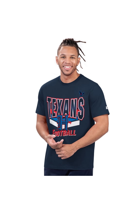 Men's-Starter Navy Houston Texans Prime Time T-Shirt